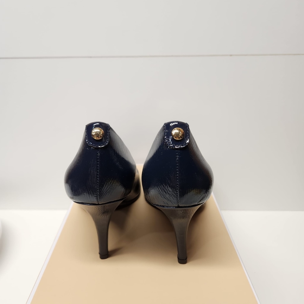 Michael kors flex mid pump Navy color patent Leather - Picture 5 of 11